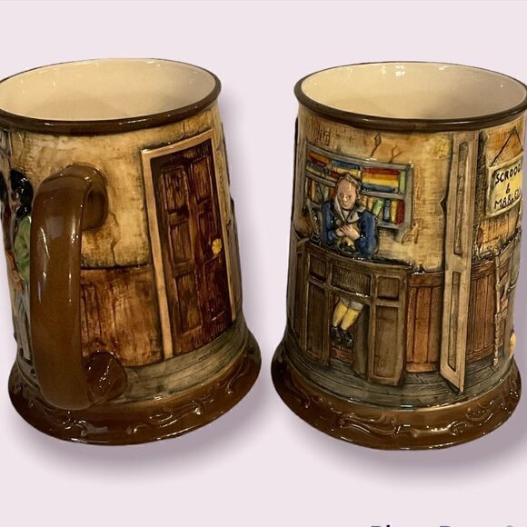 Scrooge and Marley Ceramic Mug John Beswick Royal Doulton - Picture 2 of 3